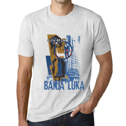 Men's Graphic T-Shirt Banja Luka Lifestyle Eco-Friendly Limited Edition Short Sleeve Tee-Shirt Vintage Birthday Gift Novelty