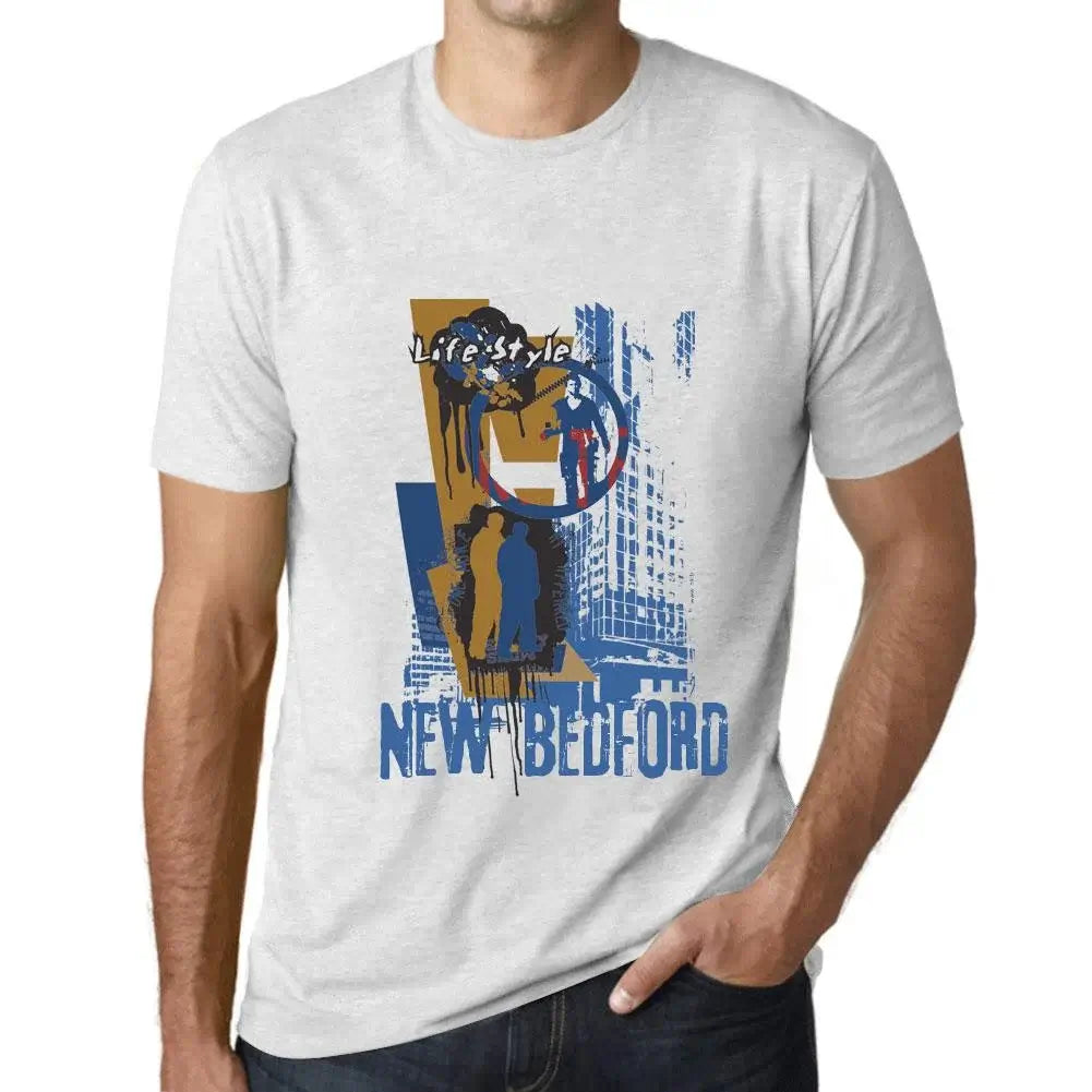 Men's Graphic T-Shirt New Bedford Lifestyle Eco-Friendly Limited Edition Short Sleeve Tee-Shirt Vintage Birthday Gift Novelty