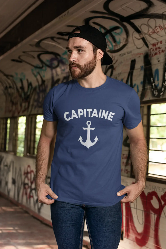Men's Vintage Tee Shirt Graphic T shirt Capitaine Denim