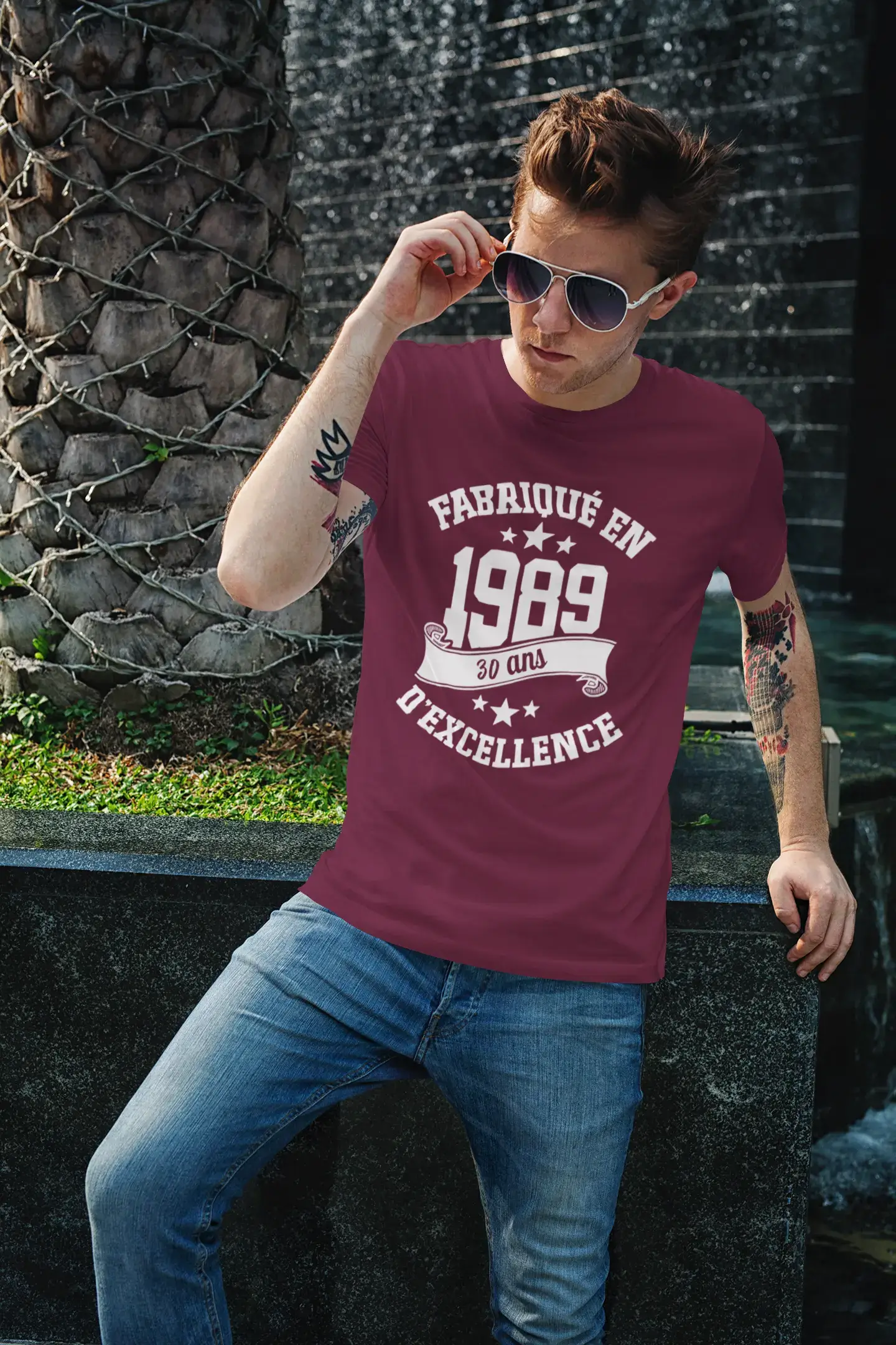 ULTRABASIC - Fabriqué en 1989, 30 Ans d'être Génial Unisex T-Shirt Gris Souris