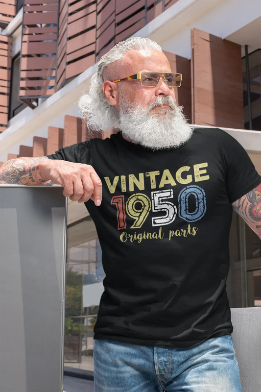 ULTRABASIC - Graphic Printed Men's Vintage 1950 T-Shirt Denim