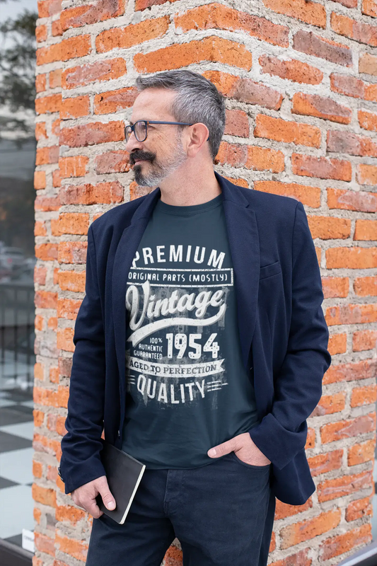 ULTRABASIC - Graphic Men's 1954 Aged to Perfection Birthday Gift T-Shirt