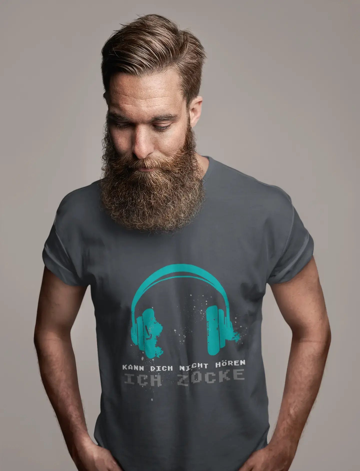 Men’s Graphic T-Shirt Kann Dich Nicht Hören - Ich Zocke Gift Idea