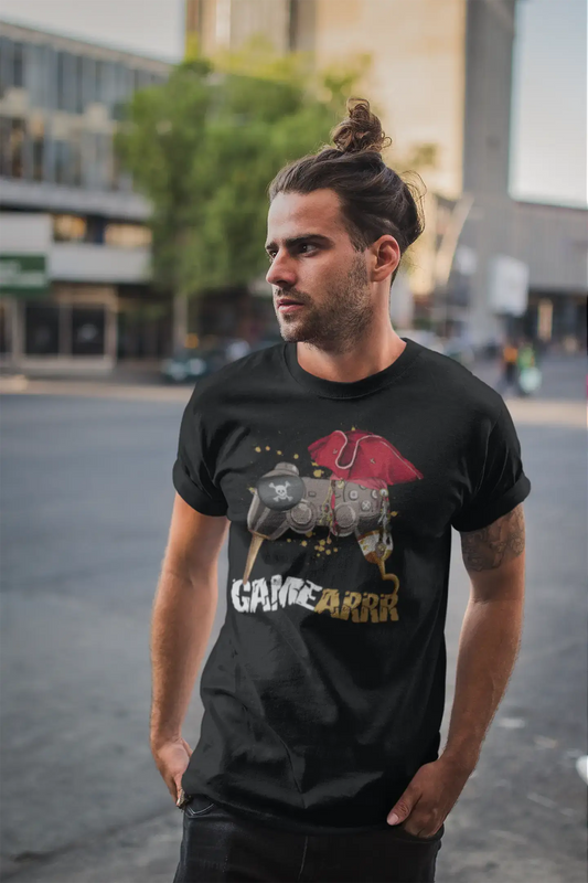 ULTRABASIC Men's Graphic T-Shirt GameArrr - Gaming Joystick Shirt - Vintage