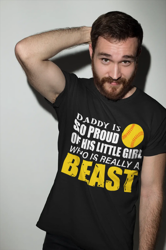 ULTRABASIC Men's Graphic T-Shirt Daddy Is So Proud Of His Little Girl - Funny Vintage Shirt
