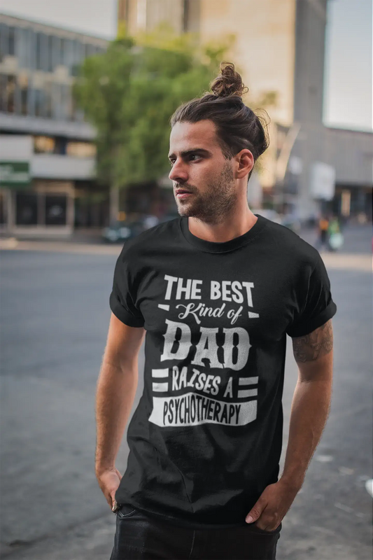 ULTRABASIC Men's Graphic T-Shirt Dad Raises a Psychotherapy