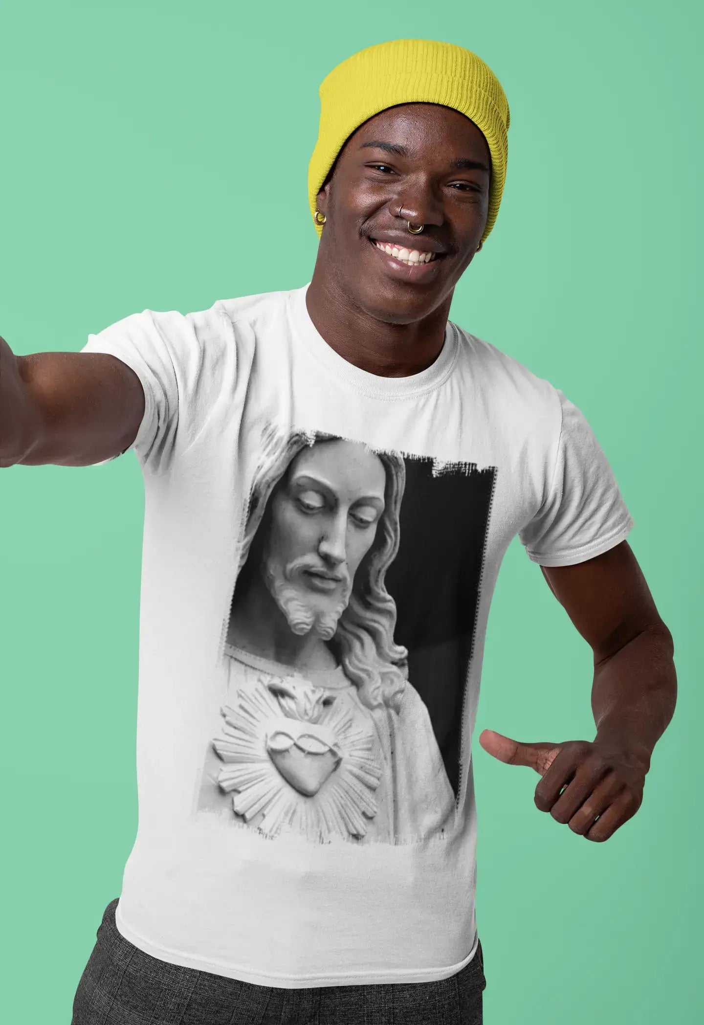 Jesus Christ Love H T-Shirt,Cadeau,Homme,Blanc,t Shirt Homme