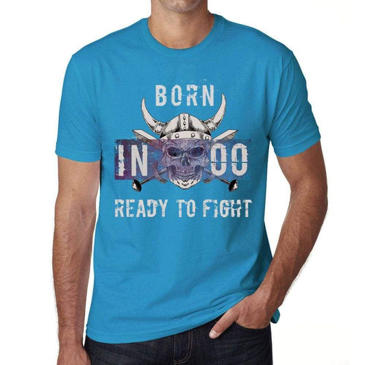 00, Ready to Fight, <span>Men's</span> T-shirt, Blue, Birthday Gift 00390 - ULTRABASIC