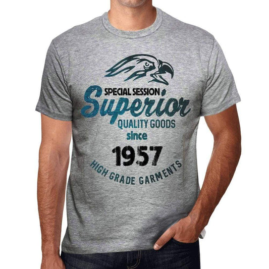 1957, Special Session Superior Since 1957 Mens T-shirt Grey Birthday Gift 00525 ultrabasic-com.myshopify.com