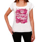 1963, Printed birthday, white, Women's Short Sleeve Round Neck T-shirt 00284 - ultrabasic-com
