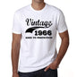 1966 Mens Vintage T shirt White Birthday Gift 00342 - ultrabasic-com