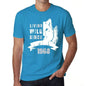 1968, Living Wild Since 1968 Men's T-shirt Blue Birthday Gift 00499 - ultrabasic-com