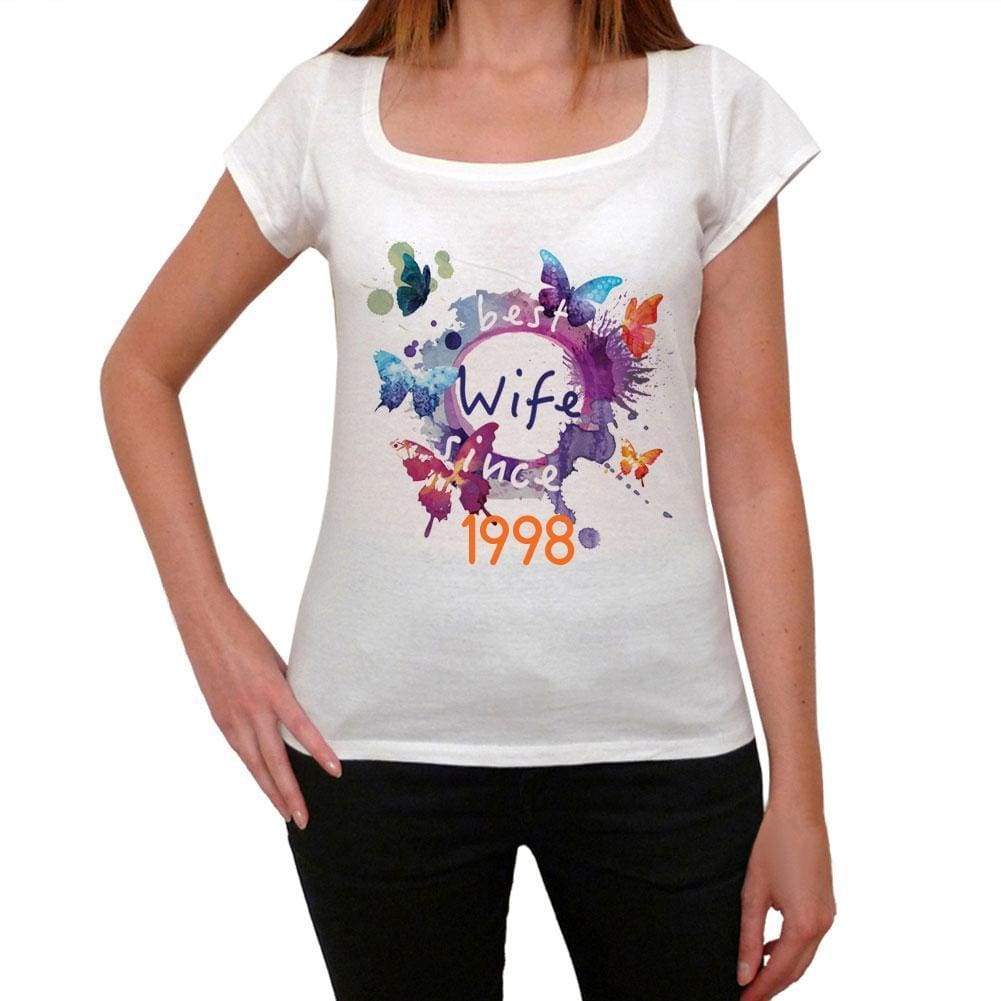 1998 Womens Short Sleeve Round Neck T-Shirt 00142 - Casual