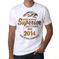 2014 Special Session Superior Since 2014 Mens T-Shirt White Birthday Gift 00522 - White / Xs - Casual