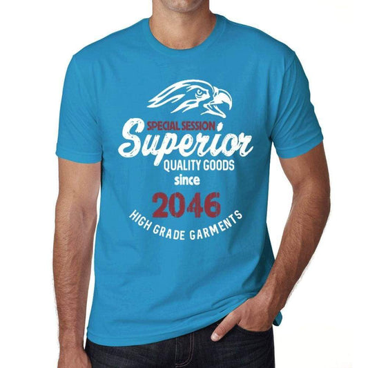 2046 Special Session Superior Since 2046 Mens T-Shirt Blue Birthday Gift 00524 - Blue / Xs - Casual