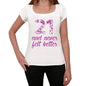 21 And Never Felt Better Womens T-Shirt White Birthday Gift 00406 - White / Xs - Casual