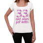 33 And Never Felt Better Womens T-Shirt White Birthday Gift 00406 - White / Xs - Casual