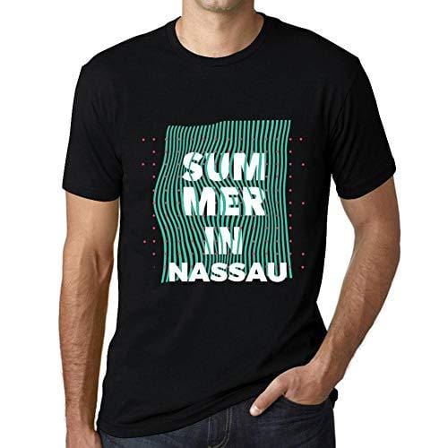 Ultrabasic - Homme Graphique Summer in Nassau Noir Profond