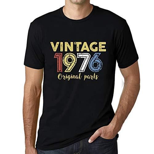 Ultrabasic - Homme Graphique Vintage 1976 T-Shirt Noir Profond