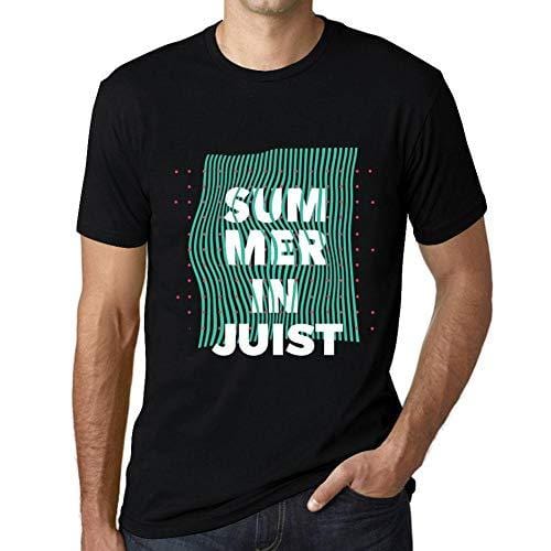 Ultrabasic - Homme Graphique Summer in JUIST Noir Profond