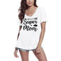 ULTRABASIC Women's T-Shirt Super Mom - Short Sleeve Tee Shirt Tops