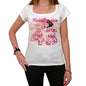 43 Herculaneum City With Number Womens Short Sleeve Round White T-Shirt 00008 - White / Xs - Casual