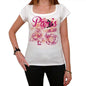 46 Paris City With Number Womens Short Sleeve Round White T-Shirt 00008 - White / Xs - Casual