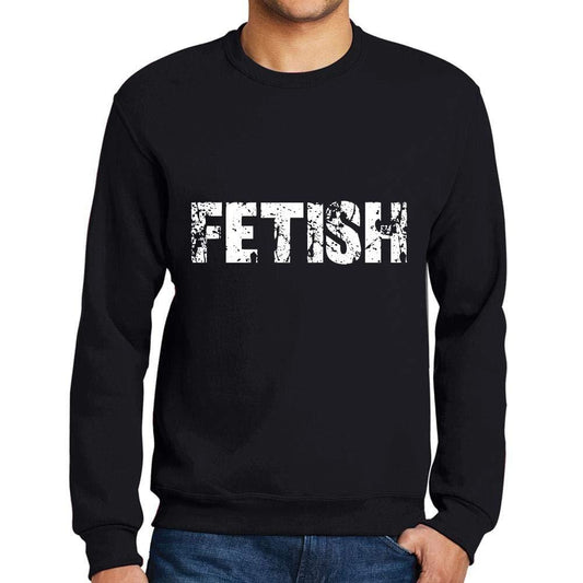 Ultrabasic Homme Imprimé Graphique Sweat-Shirt Popular Words Fetish Noir Profond