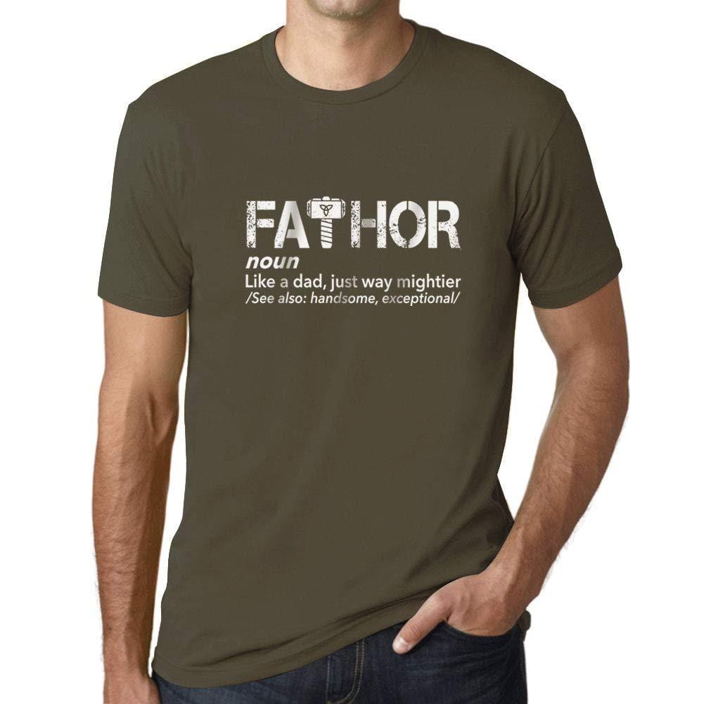 Ultrabasic - Homme T-Shirt Graphique FA-Thor Army