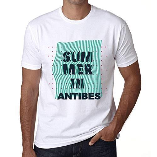 Ultrabasic - Homme Graphique Summer in Antibes Blanc