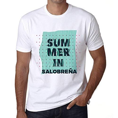 Ultrabasic - Homme Graphique Summer in SALOBRE—A Blanc