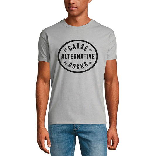 ULTRABASIC Men's Graphic T-Shirt Cause Alternative Rocks - Music Slogan Shirt