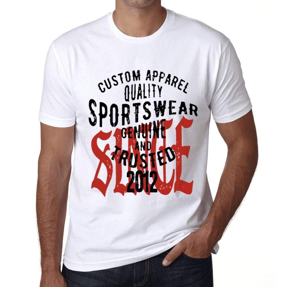 Ultrabasic - Homme T-Shirt Graphique Sportswear Depuis 2012 Blanc