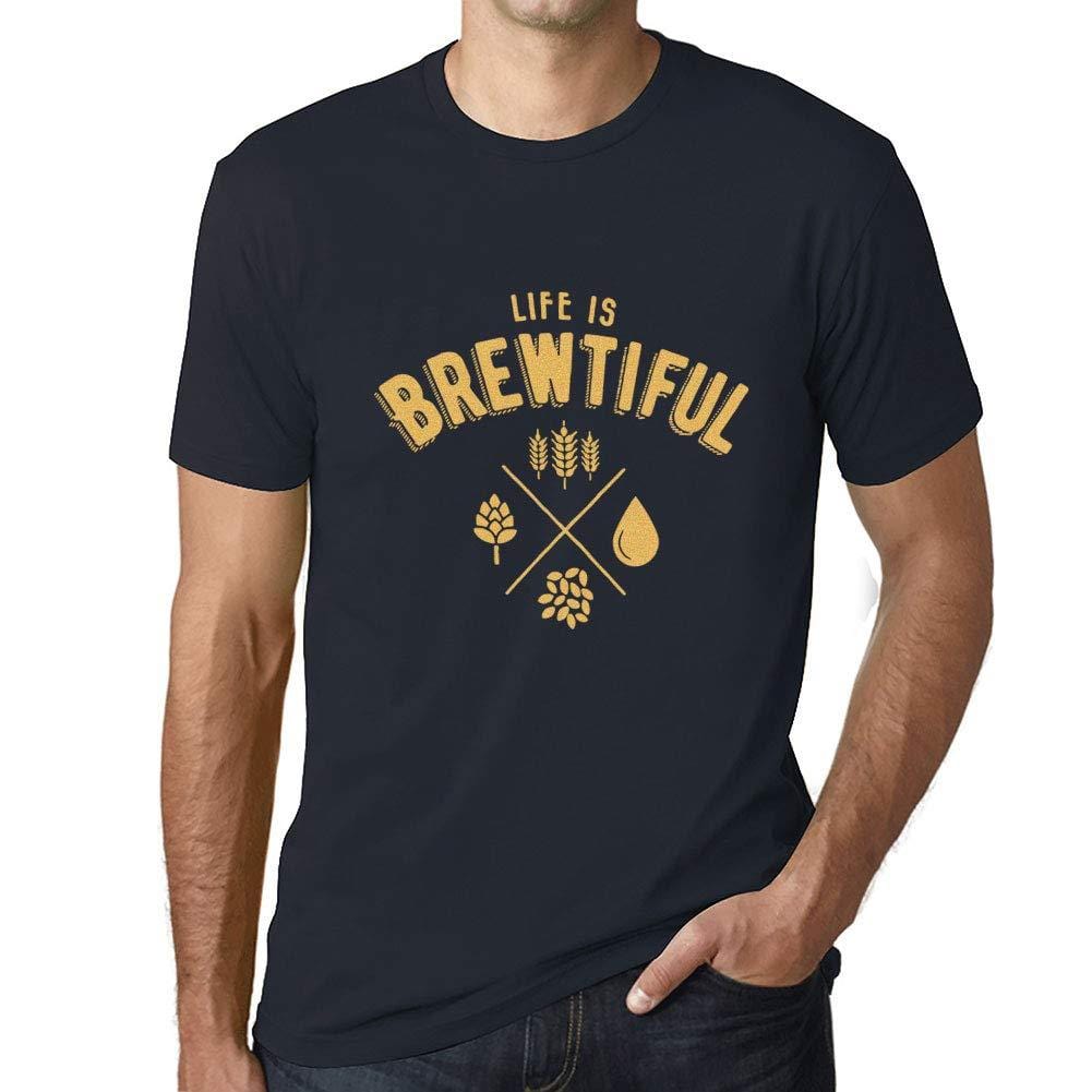 Ultrabasic - Graphic Unisex Life is Brewtiful T-Shirt Beer Casual Men's Tee