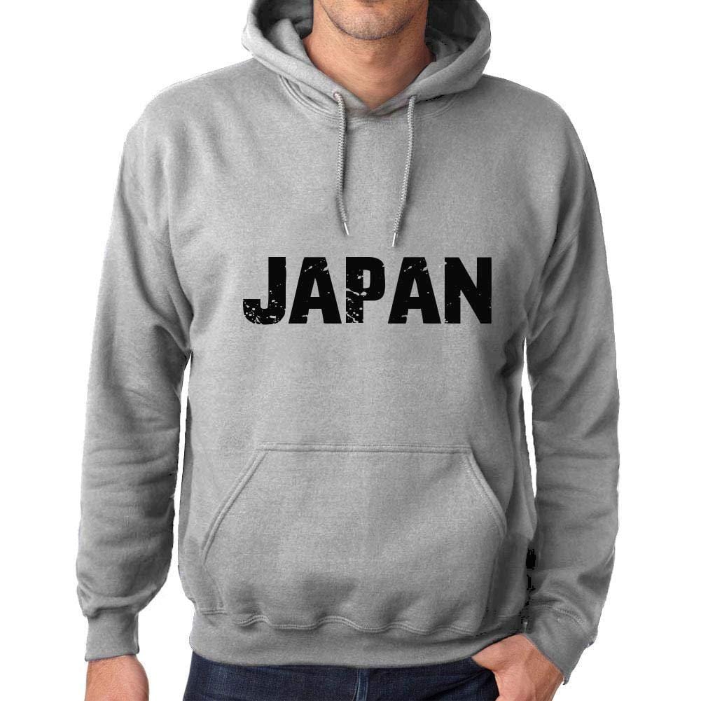 Ultrabasic Homme Femme Unisex Sweat à Capuche Hoodie Popular Words Japan Gris Chiné