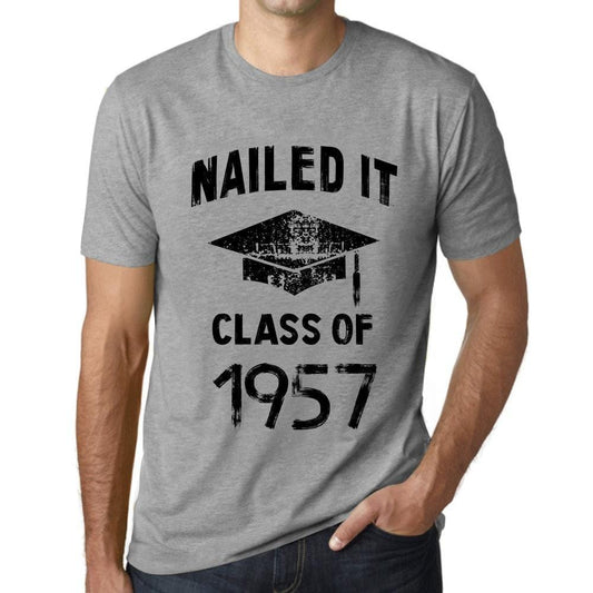 Homme T Shirt Graphique Imprimé Vintage Tee Nailed it Class of 1957