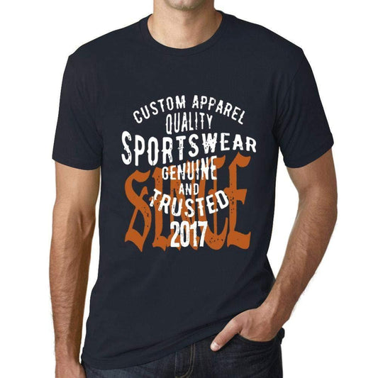 Ultrabasic - Homme T-Shirt Graphique Sportswear Depuis 2017 Marine