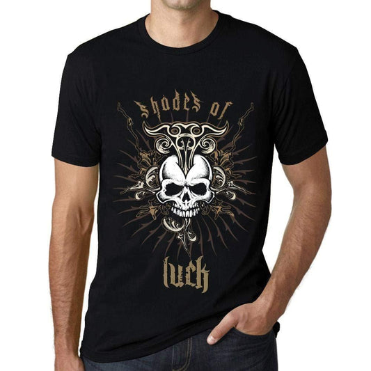 Ultrabasic - Homme T-Shirt Graphique Shades of Luck Noir Profond