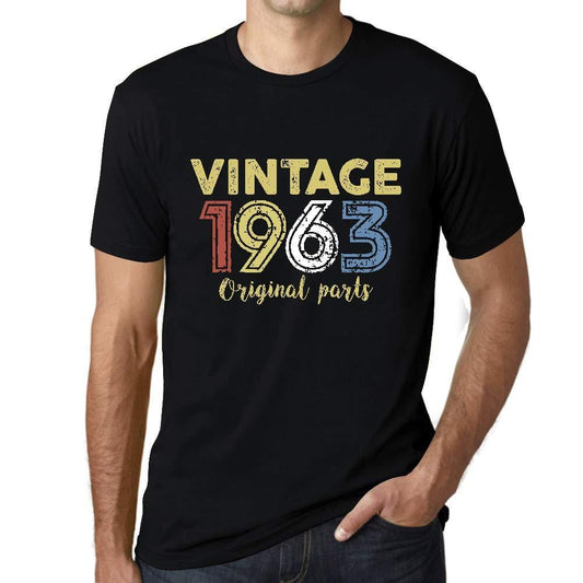 Ultrabasic - Homme Graphique Vintage 1963 T-Shirt Noir Profond