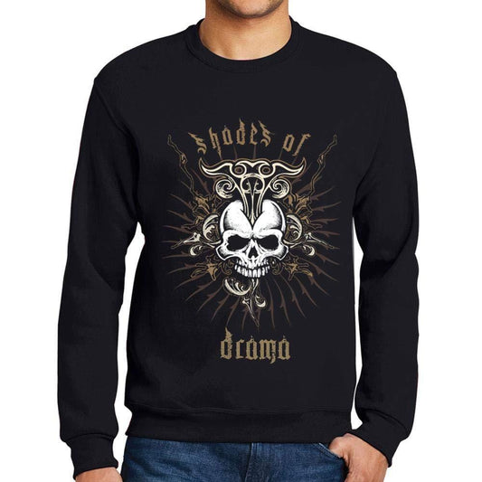 Ultrabasic - Homme Graphique Shades of Drama T-Shirt Imprimé Lettres Noir Profond