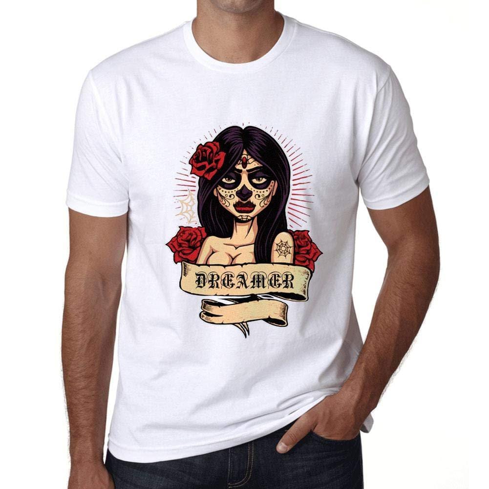 Ultrabasic - Homme T-Shirt Graphique Women Flower Tattoo Dreamer