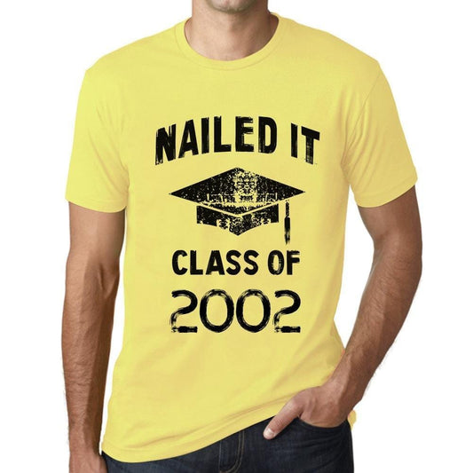 Homme T Shirt Graphique Imprimé Vintage Tee Nailed it Class of 2002