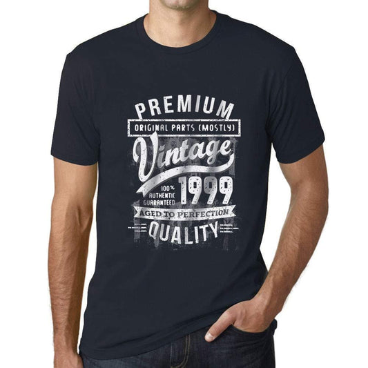Ultrabasic - Homme Graphique 1999 Aged to Perfection T-Shirt - Cadeau d'anniversaire pour 20 Ans Marine