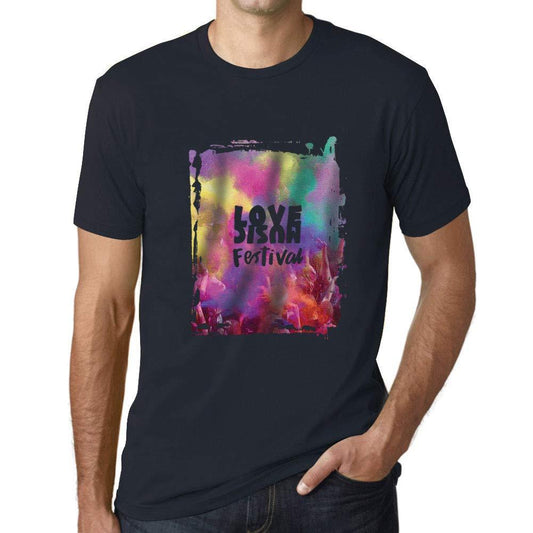 Ultrabasic Homme T-Shirt Graphique Love Music Festival Marine
