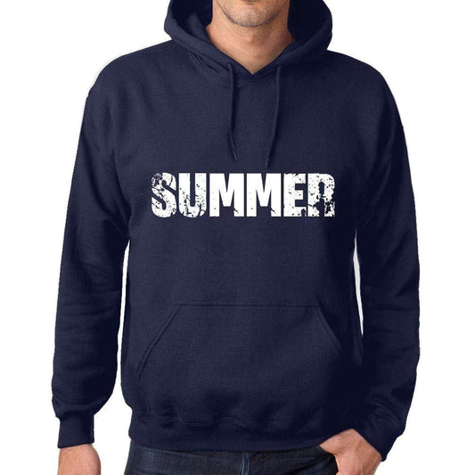 Ultrabasic Homme Femme Unisex Sweat à Capuche Hoodie Popular Words Summer French Marine