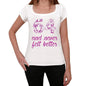 64 And Never Felt Better Womens T-Shirt White Birthday Gift 00406 - White / Xs - Casual