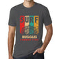 Men&rsquo;s Graphic T-Shirt Surf Summer Time RUGGLES Mouse Grey - Ultrabasic