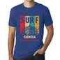Men&rsquo;s Graphic T-Shirt Surf Summer Time GENOA Royal Blue - Ultrabasic