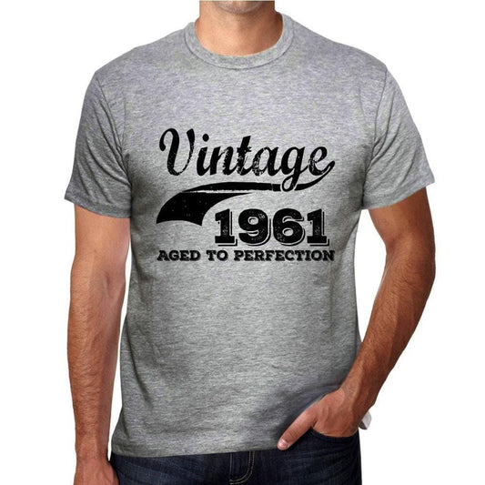 Homme Tee Vintage T Shirt Vintage Aged to Perfection 1961