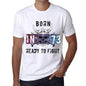73 Ready To Fight Mens T-Shirt White Birthday Gift 00387 - White / Xs - Casual